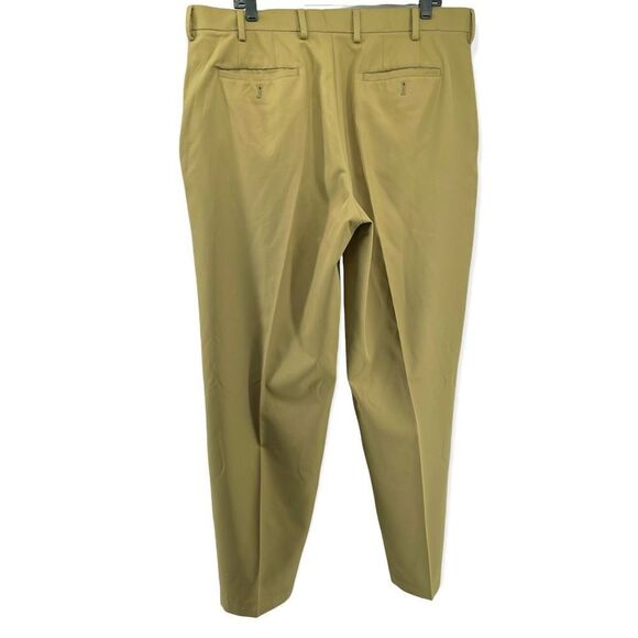 IZOD X-Treme Function Cool FX Creme Khaki Men’s Flat Front Golf Pants 38 x 30 - Picture 9 of 17